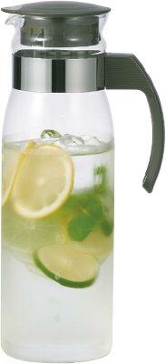 送料無料　HARIO (ハリオ) 冷蔵庫 ポット スリム N チャコールグレー 1400ml 日本製 RPLN-14-CGR