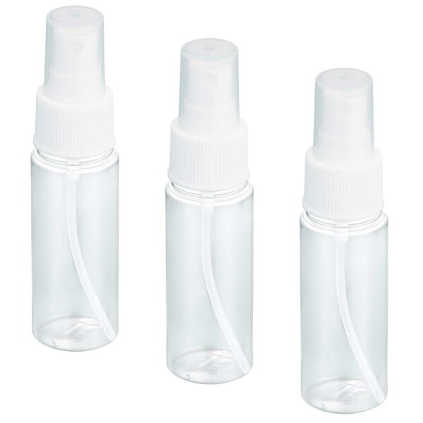 貝印(Kai Corporation) スプ レーボトル 50ml ボトル ぼとる 化粧ボトル 透明 容器 旅行 トラベル YO U TIME (化粧水・香水等の使用に) ×3個