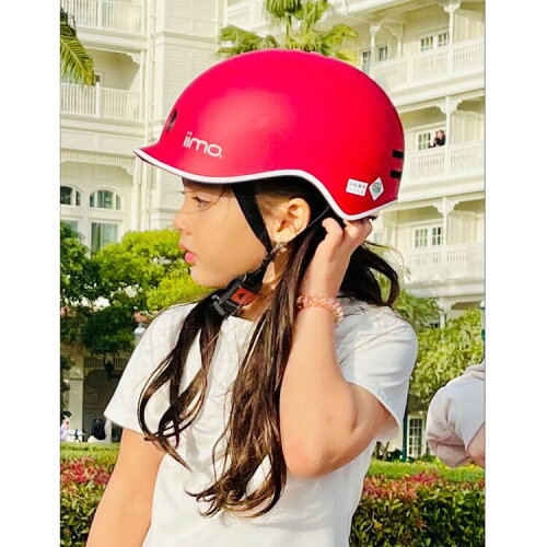 【2000円クーポン配布】子供用 ヘルメット 52-56cm iimo 自転車用 ヘルメット Sサイズ 子供用 イイモ 子ども用 自転車 ヘルメット レッド ブラウン Eternity Red 　Comfort Brown