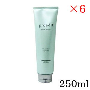 ルベル プロエディット ケアワークス ヘアトリートメント 250ml ソフトフィット ×6セット