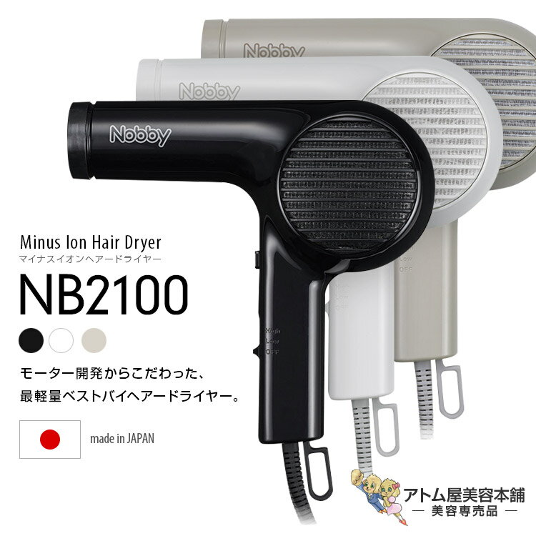 Nobby NB2100 マイナスイオン ヘアードライヤー ハイパワー