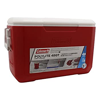 【中古】コールマン(Coleman) クーラーボックス ポリライト48QT レッド 2000033008 2000033008