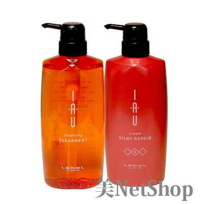 ルベル イオ クレンジング クリアメント 600ml & クリーム シルキーリペア 600ml セット シャンプー トリートメント