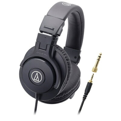 オーディオテクニカ｜audio-technica ヘッドホン ATH-M30X [オーバーヘッド型 /φ3.5mm ミニプラグ][ATHM30X]【rb_cpn】