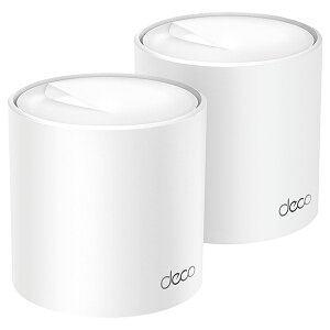 TP-Link｜ティーピーリンク Wi-Fiルーター 2402+574Mbps Deco X50（2パック） DecoX502P [Wi-Fi 6(ax) /IPv6対応]【newlife_campaign_h】