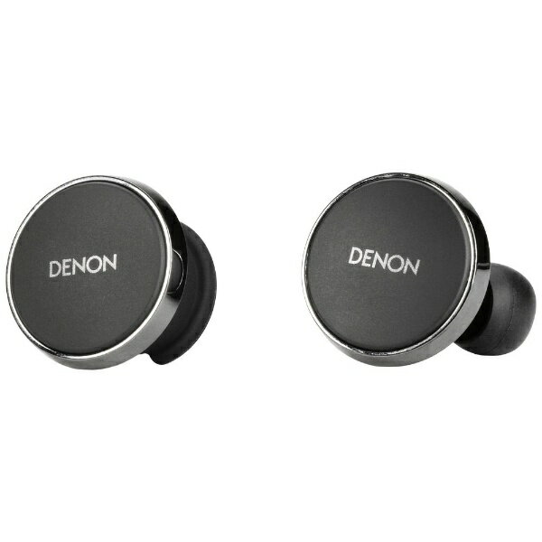 Denon｜デノン 完全ワイヤレスイヤホン ブラック AHC15PLBKEM [ワイヤレス(左右分離) /カナル型 /ノイズキャンセリング対応 /Bluetooth対応]