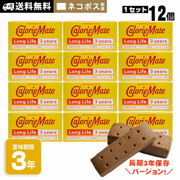 カロリーメイトロングライフ チョコレート味 12個セット