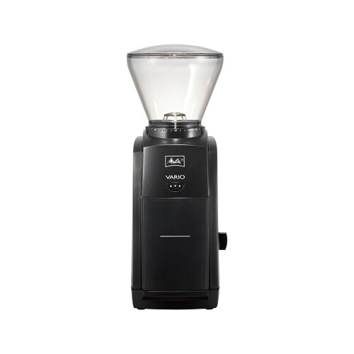 メリタ バリオ E ブラック CG-124 送料無料 正規品 おしゃれ 本格 電動 ミル コーヒー グラインダー コニカル式 Vario-E 40段階 挽き具合調整