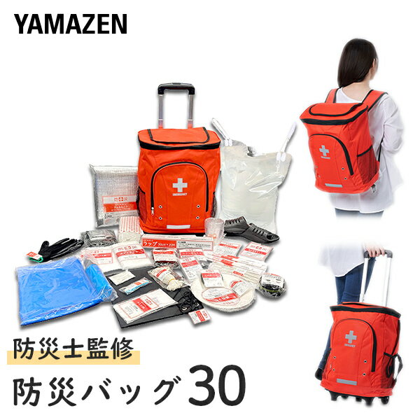 防災バッグ30 防災グッズ 30点セット キャリーバッグ リュックサック