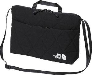 【SS期間中最大10%OFFクーポン！】 ザ・ノース・フェイス THE NORTH FACE アウトドア ジオフェイスポーチ メンズ レディース ショルダーバッグ かばん 肩掛け 衝撃緩和 クッション性 ストラップ取り外し可能 内ポケット メッシュ NM32356 K
