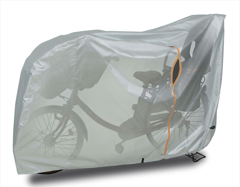 スピーディーサイクルカバー 電動アシスト車用 ハイバック シルバー