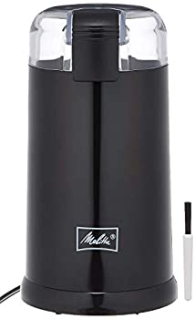 【中古】（非常に良い）Melitta(メリタ) 電動 コーヒーミル ブラック ECG62-1B