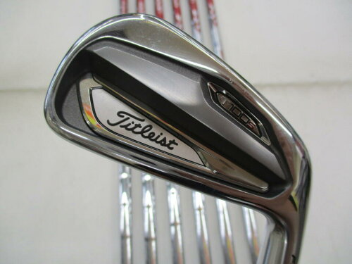 【中古】タイトリスト T100・S アイアンセット 25° Sフレックス 38.0インチ NSプロ MODUS 3 TOUR 105 Cランク 右利き用 Titleist ゴルフクラブ ゴルフドゥ ゴルフ用品 GOLF DO 中古ゴルフクラブ
