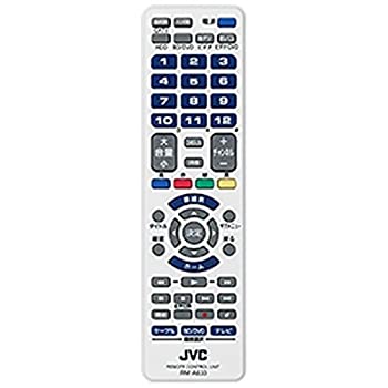 【中古】(非常に良い)JVCケンウッド(ビクター) リモートコントローラー(ホワイト) RM-A633-W