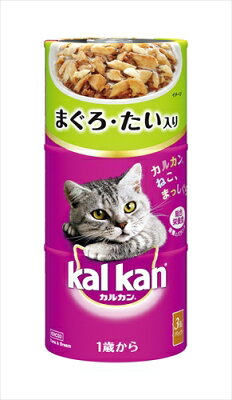 マースジャパンリミテッド【ペット用品】カルカン ハンディ缶 1歳から まぐろとたい 160g×3缶パック P-4902397834564【KHC03】