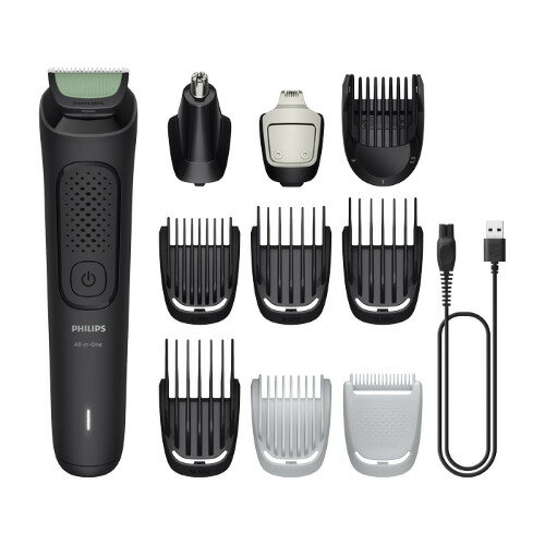 PHILIPS MG3931／15 オールインワントリマー 全身使える 自動研磨式ステンレススチール刃搭載 ブラック