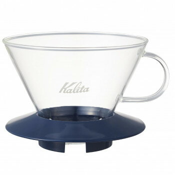 Kalita(カリタ)　ガラスドリッパー　WDG-185　05111・SB(ブルー)【送料無料】