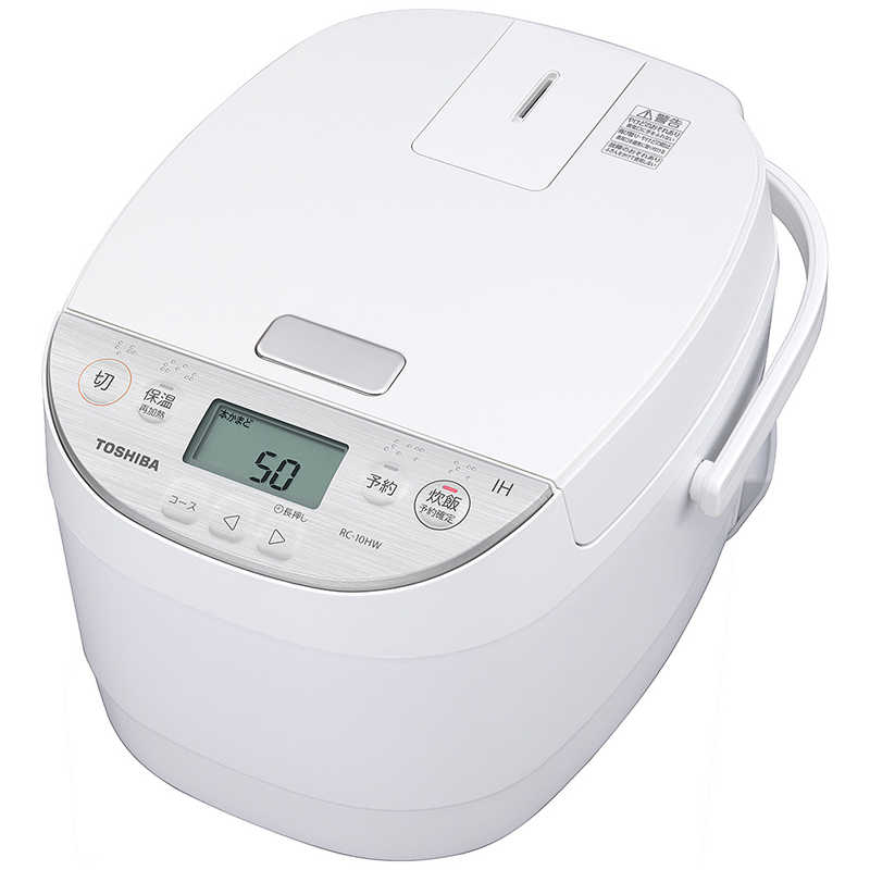 東芝 IHジャー炊飯器 5.5合 備長炭ダイヤモンド釜 RC-10HW(W)