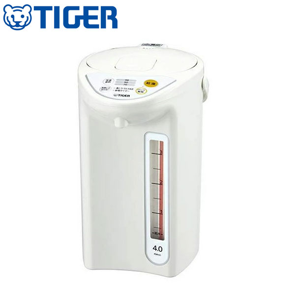 【レビュー報告でジャーポット洗浄用クエン酸】タイガー魔法瓶 マイコン電動ポット 4.0L PDR-G401-W 電気ポット【送料無料】