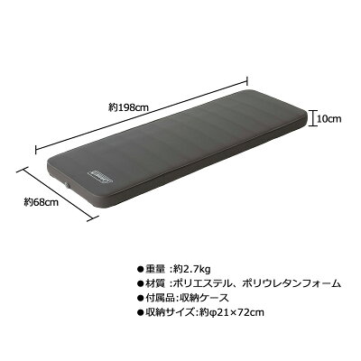 コールマン (Coleman) キャンパーインフレーターマットハイピーク/シングル キャンプ用品 スリーピングバッグアクセサリー 2000036153