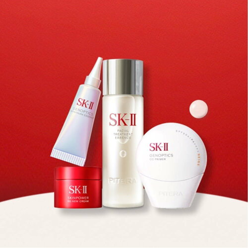 SK-II ピテラTM エッセンス&CCプライマー トライアルキット ロージーピンク エスケーツー コフレ・キット・セット コフレ・コスメキット・ギフトセット【送料無料】