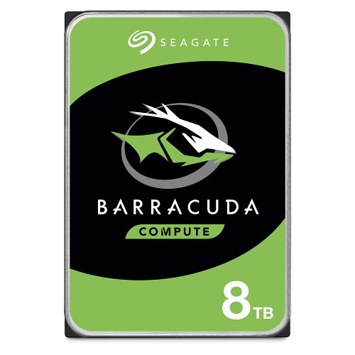 【正規代理店品】Seagate シーゲイト BarraCuda 3.5インチ 8TB 内蔵 ハードディスク HDD PC 2年保証 6Gb/s 256MB 5400rpm ST8000DM004