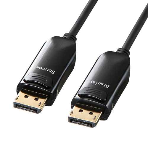 クリスマス スマホ pc パソコン パーツ 部品 LAN スタンド 情報 マウス スマートフォン OA機器 周辺 スマホ デジタル関連 | サンワサプライ DIsplayPort光ファイバケーブル15m KC-DPFB150