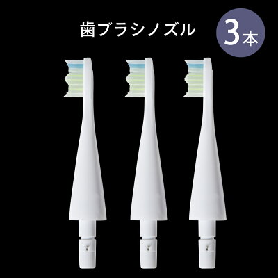 【歯ブラシノズル 3本セット】BLANCA専用 交換用 口腔洗浄器 ジェットウォッシャー 音波洗浄電動歯ブラシ　ブラシからジェットウォッシャー【2025年6月度 月間優良ショップ受賞】