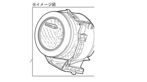 【同梱不可】　Panasonic　パナソニック洗濯機用　水槽セットAXW12A-3AHS　※返品不可※