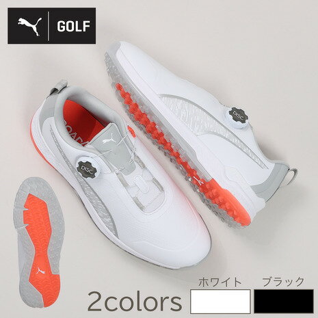 【5/27 01:59まで 全商品最大P10倍 要エントリー】プーマ（PUMA）（メンズ）ゴルフシューズ スパイクレス 3E アルファキャット エース ダイヤル式 311173