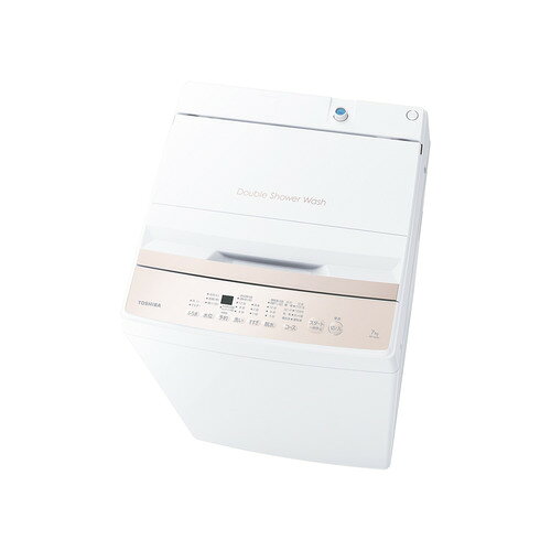 東芝 全自動洗濯機 洗濯：7.0kg 簡易乾燥 幅55.5cm Wシャワー洗浄 スピードコース 部屋干しモード AW-7GM4(W) ホワイト系