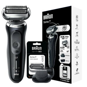 【3500円メーカーキャッシュバック】ブラウン 71-N1500s-BSP シリーズ7 360°密着システム採用 3枚刃 ブラック