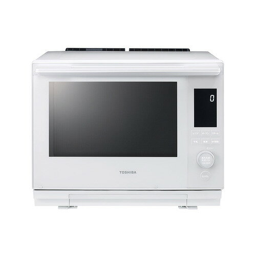 東芝 ER-D3000B(W) 過熱水蒸気オーブンレンジ 石窯ドーム 2段調理対応 30L グランホワイト