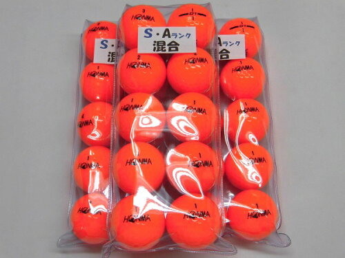 【S・Aランク混合】HONMA D1　オレンジ 30球　2024年　ホンマ　ディーワン【中古】ロストボール　ゴルフボール【送料無料】