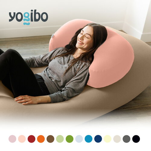Yogibo Mega Moon Pillow（ヨギボー メガ ムーン ピロー）送料無料 ゆるやかな三日月カーブで包み込む。枕から背もたれ、足枕まで大活躍 【 ビーズクッション ネックピロー 足枕 座布団 膝上 まくら 授乳 抱き枕 母の日 プレゼント ギフト 】