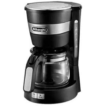 【中古】デロンギDeLonghi ドリップコーヒーメーカー 0.65L ブラック アクティブシリーズ 5-6カップ ICM14011J