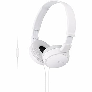 【中古】SONY スマホ対応ヘッドホン ホワイト 型番 1.2mコード